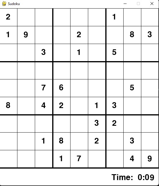 Sudoku Game project